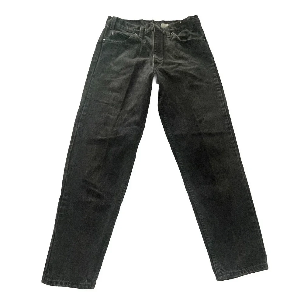 Vtg Levis 550 Orange Tab Jeans Black Relaxed Faded  Grunge 90s USA Made 33x30